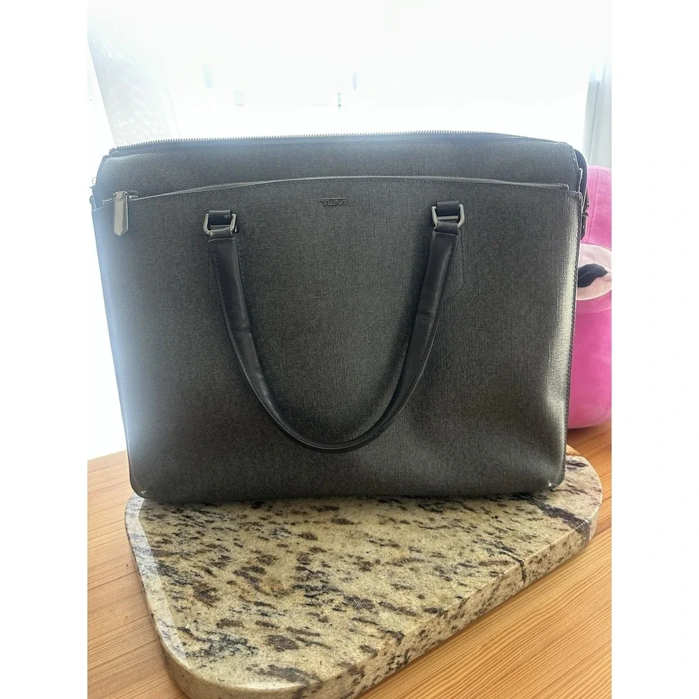 Tumi Sinclair Nita Commuter‎ Brief Case Grey #79395 Premiere Luxury, Travel,work
